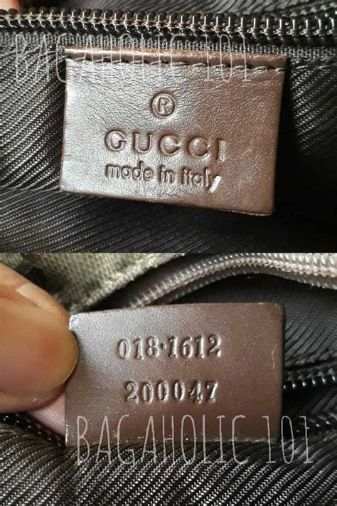 gucci serial number lookup|how to tell if gucci bag is real.